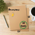 - Kraft Paper Sheets  50 Pack  8 5 X 11   Kraft Paper  Brown Craft Paper  Craft 