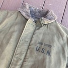 Vintage Ww2 Us Navy N1 Deck Jacket Medium 38  Stencil  Crispy