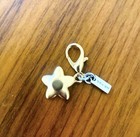 Coach Silver   Gold Tone Flower Bag Charm And or Zipper Pull Key Chain