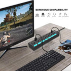 Usb 3 0 Hub 7 Port On off Switch High Speed Splitter Ac Adapter Cable Pc Laptop