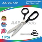 8  Heavy Duty Stainless Steel Tailor Upholstery New Scissors Utlity Shears Black