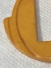 Vintage Butterschotch  Belt scarf Fastener - Possibly Bak-a-lite  Guc 