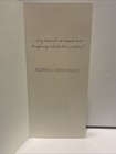 Vintage Gibson Christmas Santa Funny Greeting Card Unused