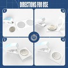 600pcs Coin Flips In 6 Sizes Cardboard Holders For Colletors 2x2
