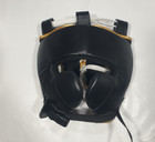 Custom Made Sparring Boxing Set Gloves   Head Guard Any Logo Or Name Black Gold