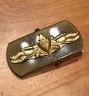 Vintage U s  Navy Surface Warfare Petty Officer Belt Buckle