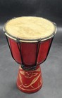 Hand Carved Wood Djembe Drum 8  X 5 