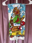 Vintage Muppet Babies 70s-80s Beach Towel Jim Hensen White Fozzy Kermit