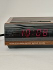 Vintage Panasonic Fm am Clock Radio Alarm Model Rc-6064 Works  see Vid 