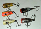5 Vintage Heddon Chugger Jr  Lures - Lot Of 5  Baits