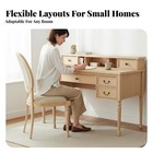 Open-shelf Bookshelf Vintage Design Bookshelf With Cabinet Multi-functional