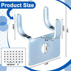 Tandefio 50 Pcs Pegboard Hooks Metal Prong Hook Peg Board For Hanging Hangers Fo