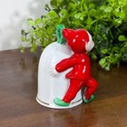 Vintage Christmas Pixie Elf Bell Ornament Japan Porcelain Hugger Mcm 1950s 3 