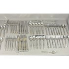 Oneida Oneidacraft Chateau Deluxe Stainless Flatware Service For 10 86 Pieces