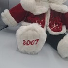 Dan Dee Snowflake Teddy Bear 2007 Christmas Plush Holiday Bear Red Coat 16 