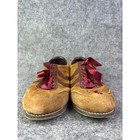 Vintage Brunswick Bowling Shoes Womens Size 5 Brown Suede Leather 1970s