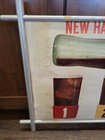 Rare Vintage 1950s 1960s Coca-cola Cardboard Sign-16oz Half Quart-original Barn 