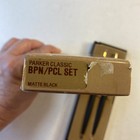 Parker Classic Ballpoint Pen And Mechanical Pencil Set Matte Black Gold Arrows