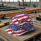 Rumpled Patriotic Us Flag 44 - 20  X 38  Hydrographic Film Hydro Dipping