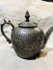 Rare Antique Islamic Engraved Brass Tea Pot - 200-300 Years Old  Handcrafted