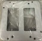 Lot Of 5 Mulberry 4-11 16  Sq Cover 2 Gang Gfi 11533