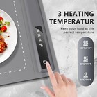 Food Warming Mat - Fast   Full Surface Heating Silicone Heat Pad With 3 Adjus   