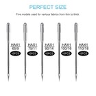 Universal Sewing Machine Needles 50 Pcs Hax1 5 Sizes Fits Singer Home Craft