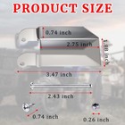 Front Storage Lid Replacement Hinge Bracket Kit Sport Compatible With Silver