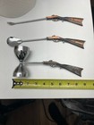 Vintage Barware Tools Set Gun Decorative Man Cave Bar Set Lot