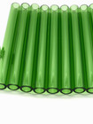 4 5 long   10   Pcs Pyrex Glass Tubing 12mm Od 8mm Id 2mm Thick Wall Green Color