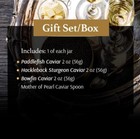 Black Caviar American Dream Gift Box  paddlefish  Hackleback   Bowfin 