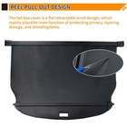 Retractable Cargo Cover 2016-2022 Honda Hrv Trunk Luggage Tonneau Shade
