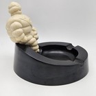 Michelin Man Bibendum 1940s Bakelite Ashtray Auto Tires Ad Promo Vintage Rare