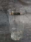 Vintage Mid-century Modern Martini Pitcher Double Spout And A Silver Band