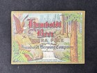 1910 Pre Prohibition Humboldt Brewing Co  Beer Labels Eureka  Cal Very Rare