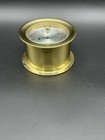 Maritime Nautical Ship s Brass Barometer With Beveled Glass