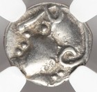 Ngc Xf Celtic Gaul Aedui Ancient France 50 Bc  Celts Quinarius Silver Horse Coin