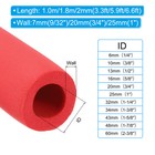 70 9 length 0 98  Id Pipe Insulation 7mm Thickness Red