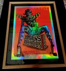 Mint   Signed Jane s Addiction Speaker Girl 2002 Emek Foil Variant Poster Framed