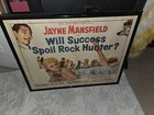 Jayne Mansfield Original 1957 Half Sheet Unframed 22 X 30 Folded Rock Hunter