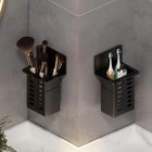1pc Wall-mounted Toothbrush   Toothpaste Holder - No-drill Bathroom Organizer