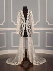 New Design Lace Bridal Jackets Coat For Wedding Dress Long Sleeve Lace Cape