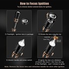 Skyfire Rechargeable Flashlight High Lumens  Led Flashlight With Ignition Len   