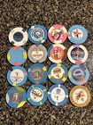 Collectible Las Vegas  1 Poker Chips - 16 Chip Lot - Estimated Value  70