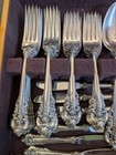 Wallace Grand Baroque Sterling Silver Flatware Set - 73 Pieces - Service For 12