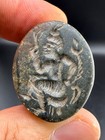 Wonderful  Rare  Intaglio Seal King Near Eastern Old Amulet