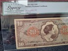  10 Series 641 Military Payment Certificate Mpc Legacy Vf35
