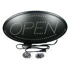 Animated Motion Running Led Business Open Sign   On off Switch Bright Light Neon