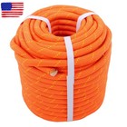1 2 In X125ft Arborist Bull Rope Tree Hoist Rigging Line Polyester Rope Orange