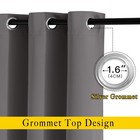 Blackout Thermal Curtains Panels 72 Inch Length - Grommet Noise Reducing Room   